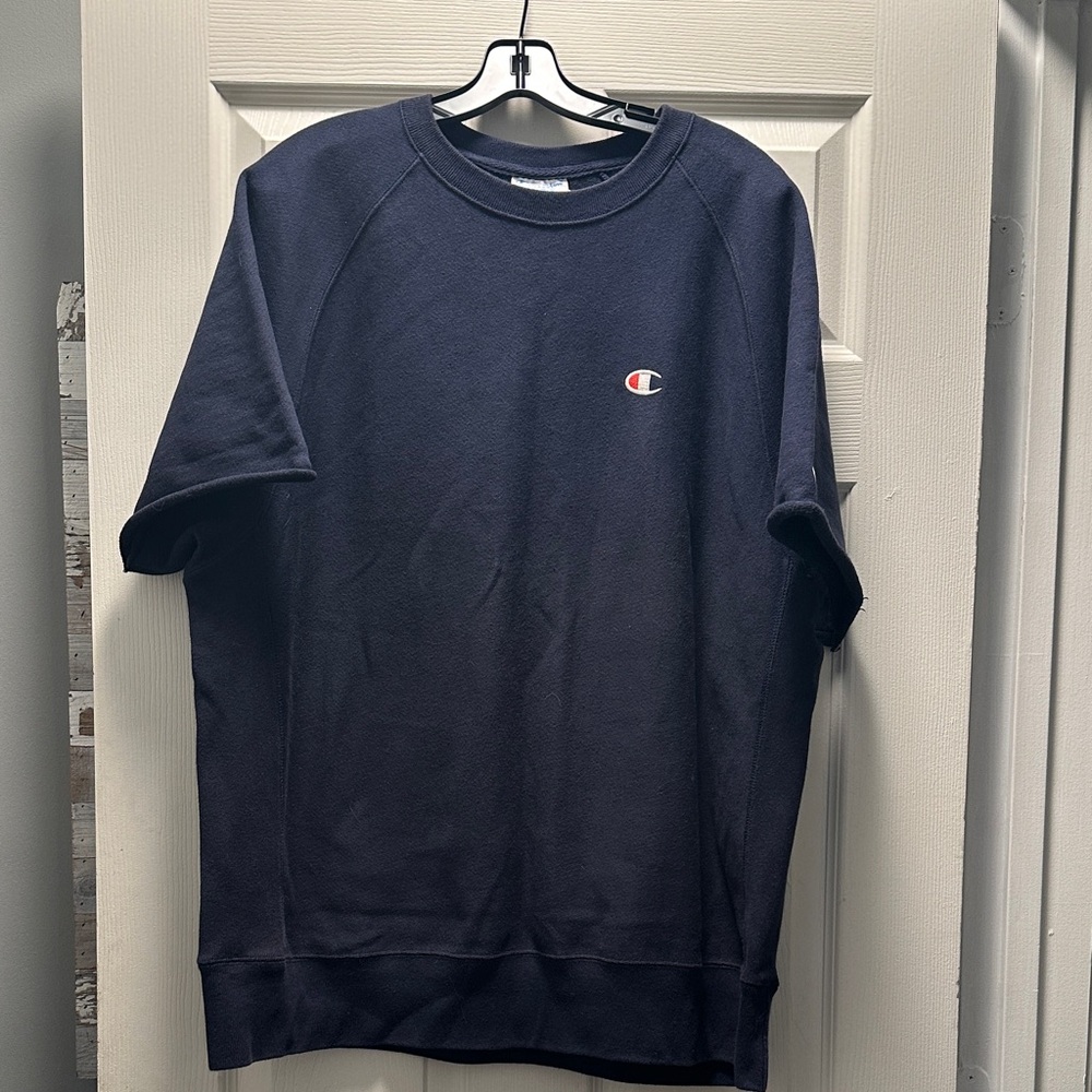 Champion Dark Blue Crewneck Sweatshirt